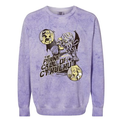 The Prank Call Of Cthulhu Colorblast Crewneck Sweatshirt