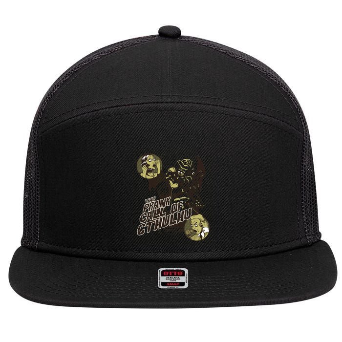 The Prank Call Of Cthulhu 7 Panel Mesh Trucker Snapback Hat