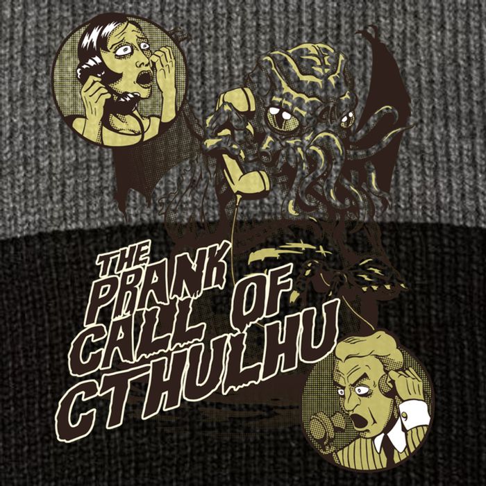 The Prank Call Of Cthulhu Pom Pom 12in Knit Beanie