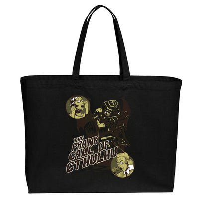 The Prank Call Of Cthulhu Cotton Canvas Jumbo Tote