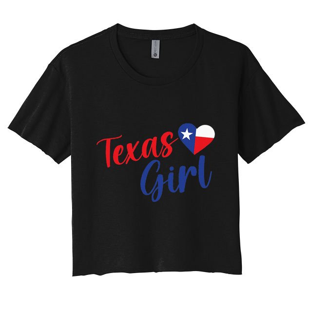 Texas Pride Cute Home State Texas Crop Top