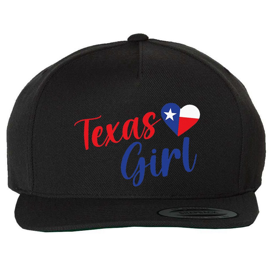 Texas Pride Cute Home State Texas Wool Snapback Cap