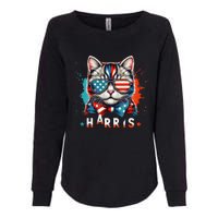 The Presidential Campaign 2024 Cat Ladies 2024 Kamala Harris Womens California Wash Sweatshirt