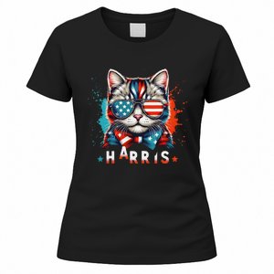 The Presidential Campaign 2024 Cat Ladies 2024 Kamala Harris Women's T-Shirt