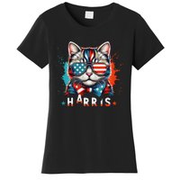 The Presidential Campaign 2024 Cat Ladies 2024 Kamala Harris Women's T-Shirt