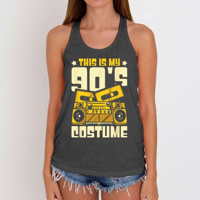 Theme Party Costume 90s Women's Knotted Racerback Tank