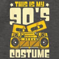 Theme Party Costume 90s Vector Backpack