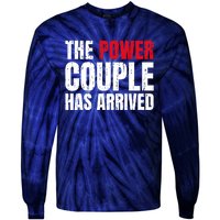 The Power Couple Has Arrived Valentine´S Day Love Couples Tie-Dye Long Sleeve Shirt