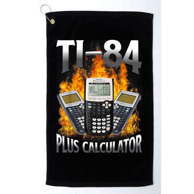 Ti84 Plus Calculator Funny Math Teacher Golf Towel