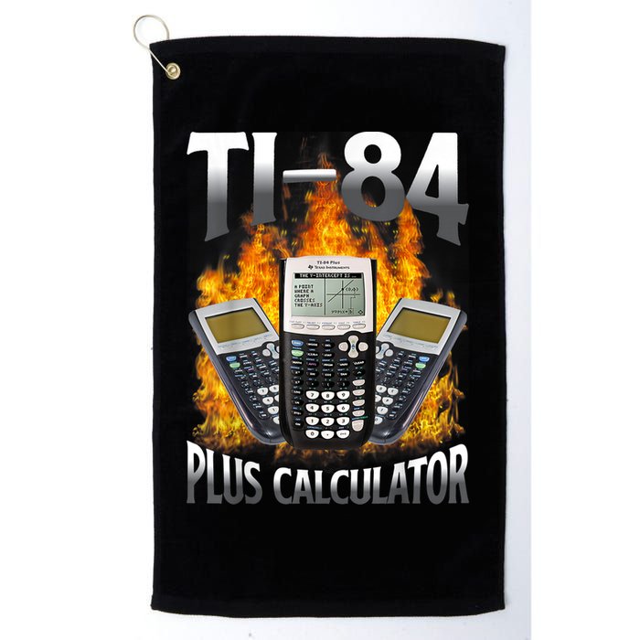 Ti84 Plus Calculator Funny Math Teacher Golf Towel