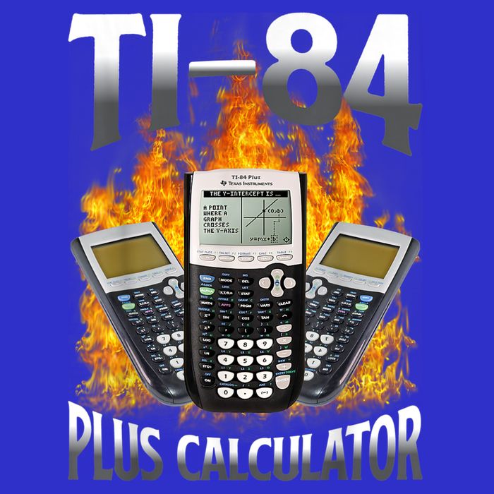 Ti84 Plus Calculator Funny Math Teacher Apron