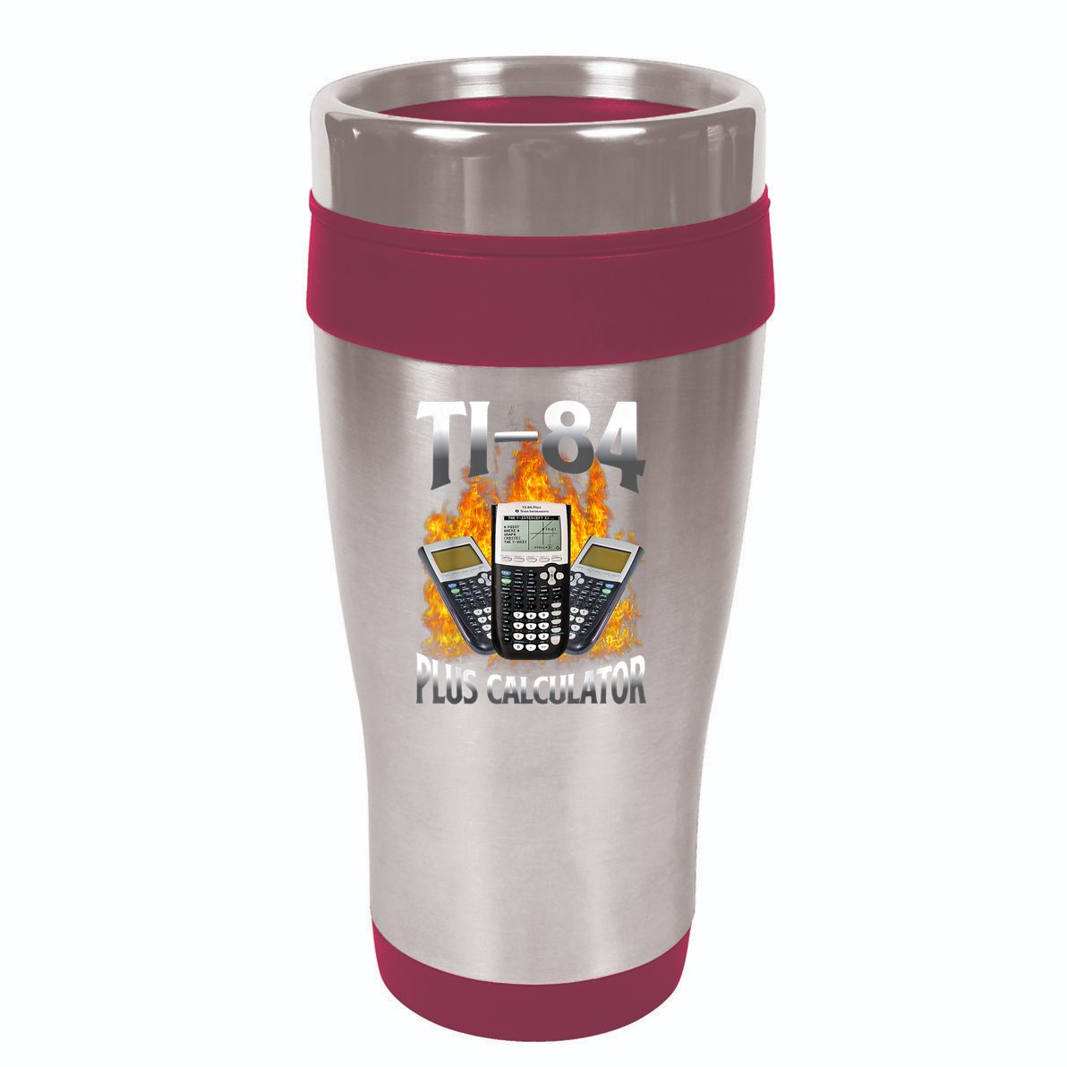 Ti84 Plus Calculator Funny Math Teacher 16oz Travel Tumbler