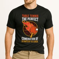 The Perfect Combination Of Strategy & Luck Fun Table Tennis Cooling Performance Crew T-Shirt