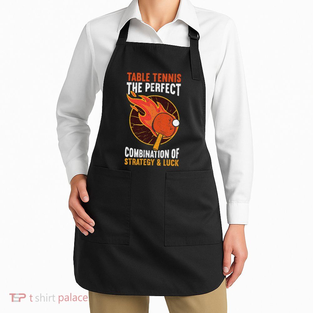 The Perfect Combination Of Strategy & Luck Fun Table Tennis Apron