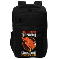 The Perfect Combination Of Strategy & Luck Fun Table Tennis Impact Tech Backpack