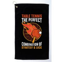 The Perfect Combination Of Strategy & Luck Fun Table Tennis Golf Towel