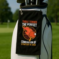 The Perfect Combination Of Strategy & Luck Fun Table Tennis Golf Towel