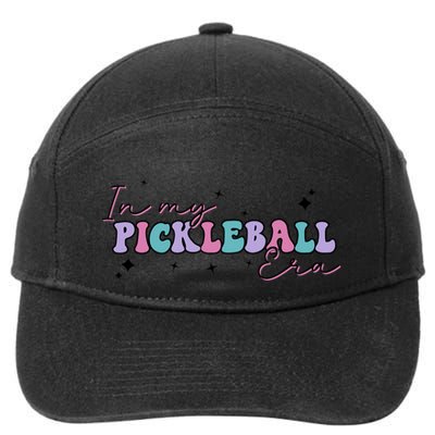 Trendy Pickleball Coach With Saying In My Pickleball Era Great Gift 7-Panel Snapback Hat