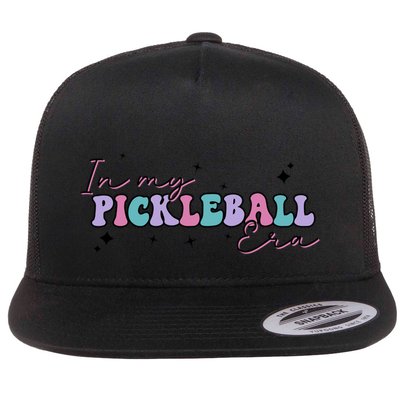 Trendy Pickleball Coach With Saying In My Pickleball Era Great Gift Flatbill Hat