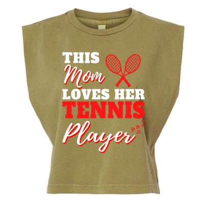 Tennis Player Cute Tennis Sayings For Mom Cute Tennis Meaningful Gift Garment-Dyed Women's Muscle Tee