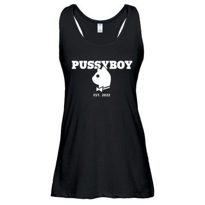 Tboy Pussyboy Cat Est 2024 Ladies Essential Flowy Tank