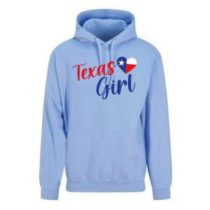 Texas Pride Cute Home State Texas Girl Unisex Surf Hoodie