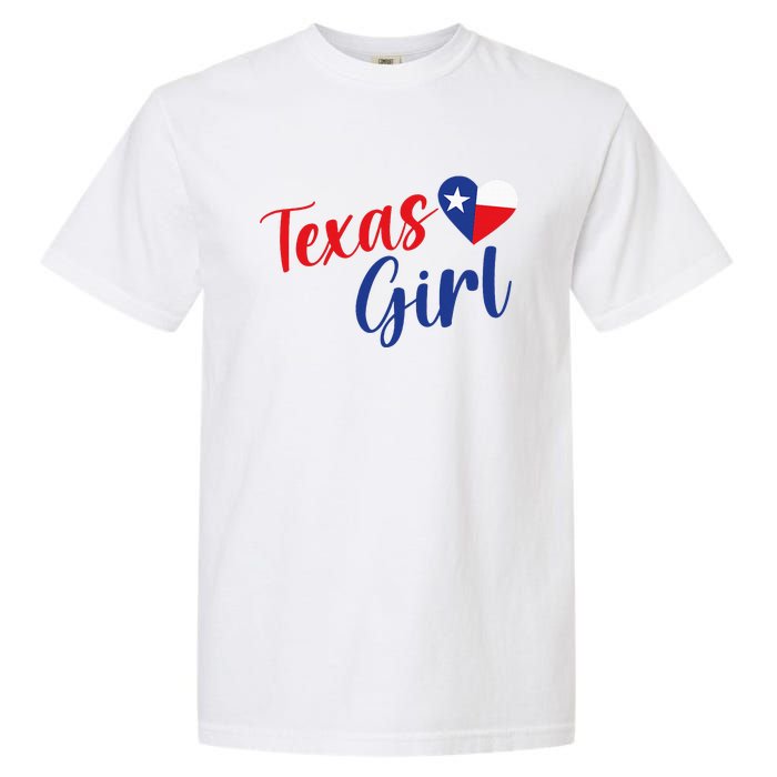 Texas Pride Cute Home State Texas Girl Garment-Dyed Heavyweight T-Shirt