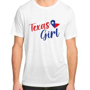 Texas Pride Cute Home State Texas Girl Adult ChromaSoft Performance T-Shirt