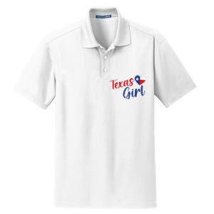 Texas Pride Cute Home State Texas Girl Dry Zone Grid Polo