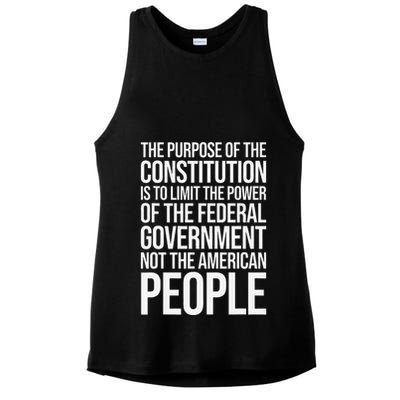 The Purpose Constitution Is Limit Power Of The Federal Ladies PosiCharge Tri-Blend Wicking Tank