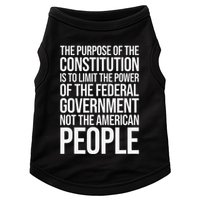 The Purpose Constitution Is Limit Power Of The Federal Doggie Tank