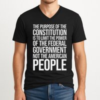 The Purpose Constitution Is Limit Power Of The Federal V-Neck T-Shirt