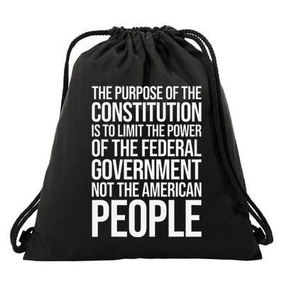 The Purpose Constitution Is Limit Power Of The Federal Drawstring Bag