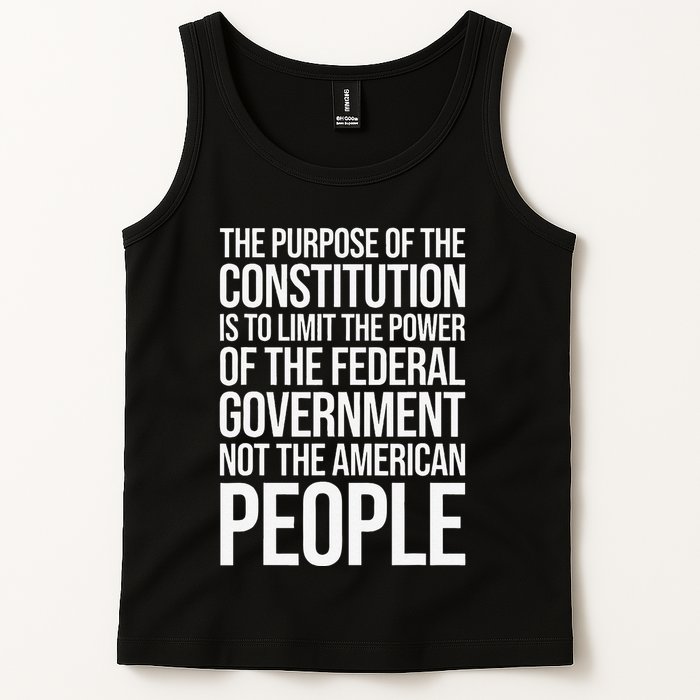 The Purpose Constitution Is Limit Power Of The Federal Tank Top