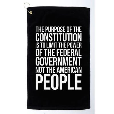 The Purpose Constitution Is Limit Power Of The Federal Golf Towel