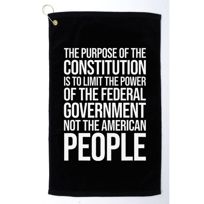 The Purpose Constitution Is Limit Power Of The Federal Golf Towel