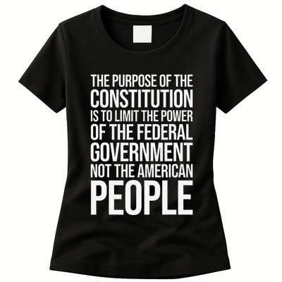 The Purpose Constitution Is Limit Power Of The Federal Womens T-Shirt