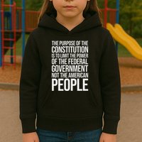 The Purpose Constitution Is Limit Power Of The Federal Kids Hoodie