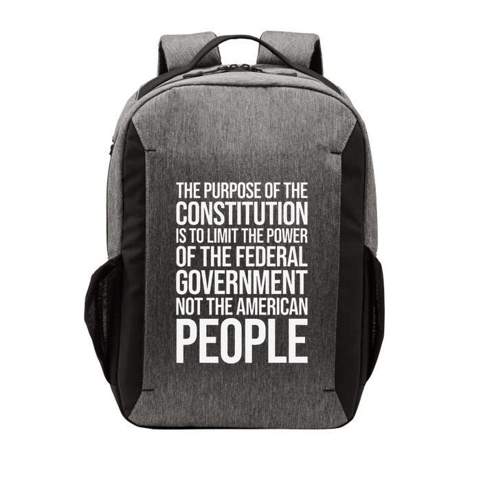 The Purpose Constitution Is Limit Power Of The Federal Vector Backpack