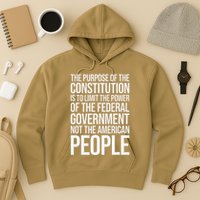 The Purpose Constitution Is Limit Power Of The Federal Hoodie