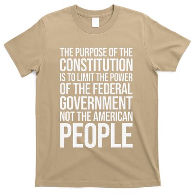 The Purpose Constitution Is Limit Power Of The Federal T-Shirt