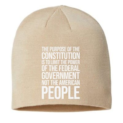 The Purpose Constitution Is Limit Power Of The Federal Sustainable Beanie