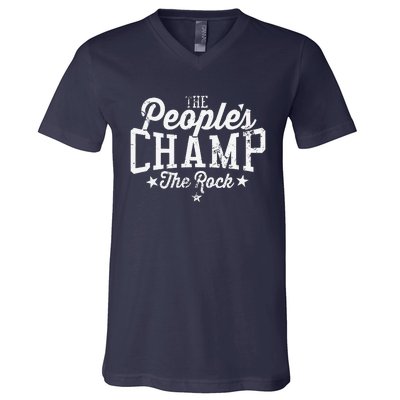 The Peoples Champ The Roc.K V-Neck T-Shirt