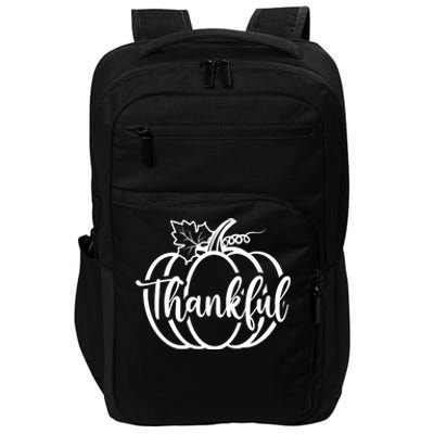 Thankful Pumpkin Cute Cozy Impact Tech Backpack