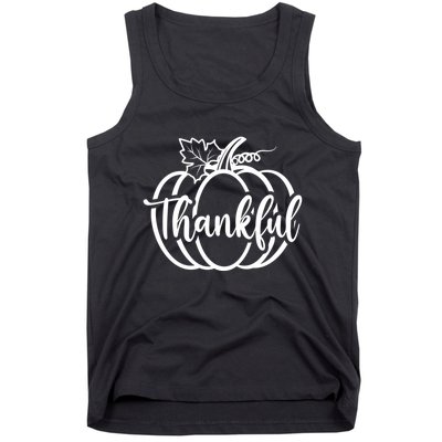 Thankful Pumpkin Cute Cozy Tank Top