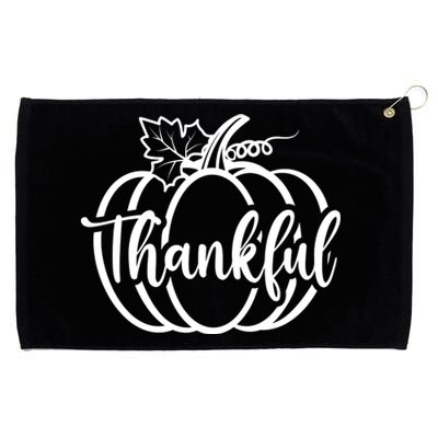 Thankful Pumpkin Cute Cozy Grommeted Golf Towel