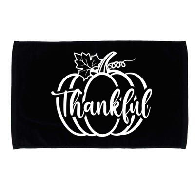 Thankful Pumpkin Cute Cozy Microfiber Hand Towel