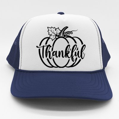 Thankful Pumpkin Cute Cozy Trucker Hat