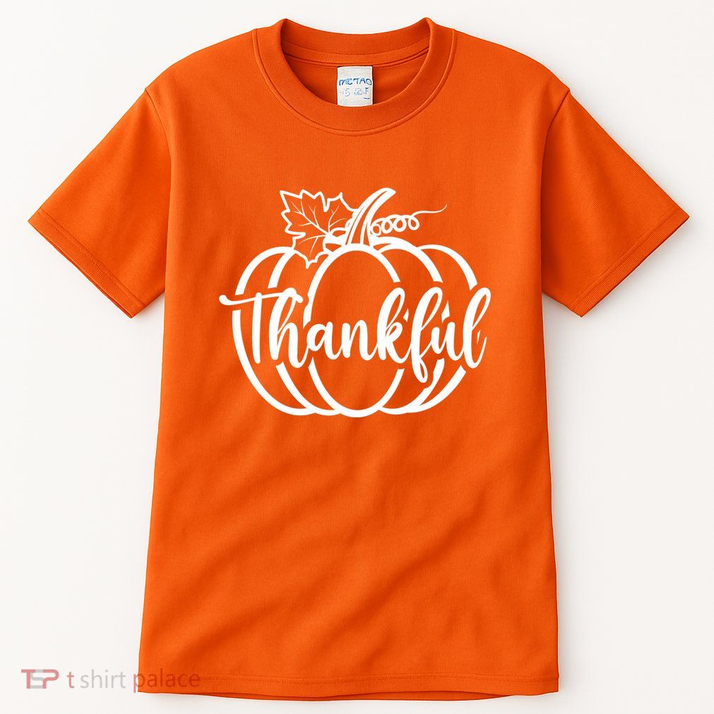 Thankful Pumpkin Cute Cozy Tall T-Shirt