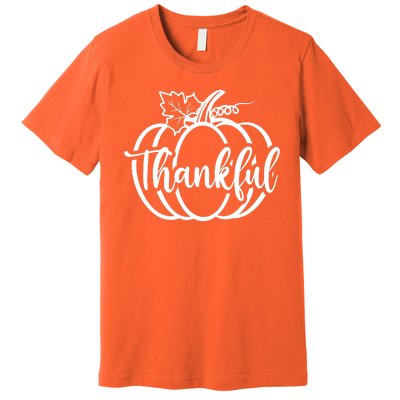 Thankful Pumpkin Cute Cozy Premium T-Shirt